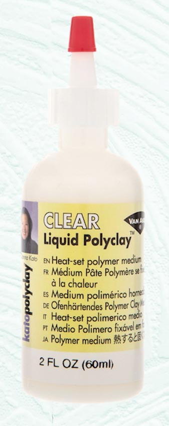 kato clear liquid polyclay bottle